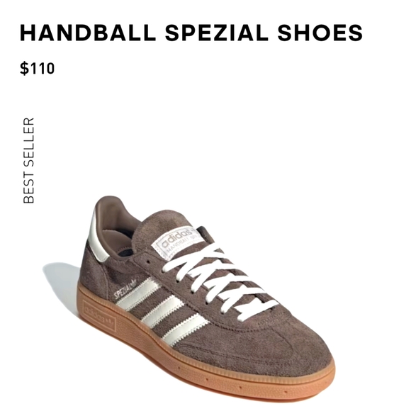 SOLD - NEW Adidas Handball Spezial sneakers, Earth Strata size 6.5 - Picture 3 of 6
